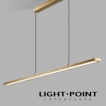 light point slim s1500 brushed brass linear pendant 線性一字金銅吊燈 1