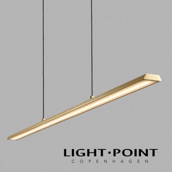 light point slim s1500 brushed brass linear pendant 線性一字金銅吊燈