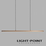 light point slim s1500 rose gold linear pendant 線性一字玫瑰金吊燈 2