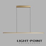 light point slim s1800 brushed brass linear pendant 線性一字金銅吊燈 2