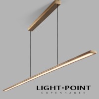 light point slim s1800 rose gold linear pendant 線性一字玫瑰金吊燈