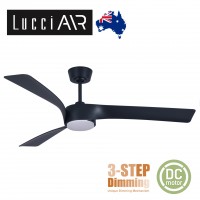 lucci air line 風扇燈 52寸 台灣製造 213358 黑色 black 有燈風扇燈