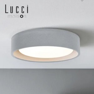 lucci maison uno concrete 石屎玻璃罩天花燈