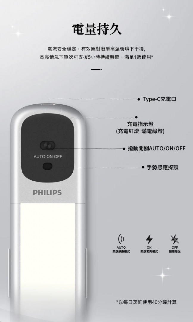 philips 66196 gesture sensor wireless cabinet light 手勢感應廚櫃燈6