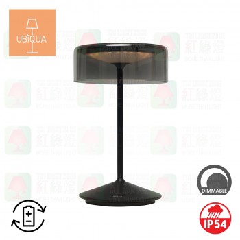 uniqua crystal rechargeable waterproof table lamp 防水枱燈 bk