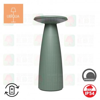 uniqua flora rechargeable waterproof table lamp 防水枱燈 green