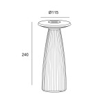 uniqua flora rechargeable waterproof table lamp 防水枱燈3