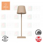 uniqua plisse rechargeable waterproof table lamp 防水枱燈 sand