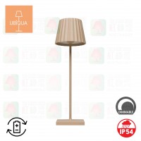 uniqua plisse rechargeable waterproof table lamp 防水枱燈 sand