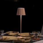 uniqua plisse rechargeable waterproof table lamp 防水枱燈9