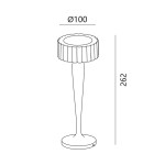 uniqua twiggy rechargeable waterproof table lamp 防水枱燈14