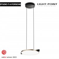 light point f a studio porsche design inlay s2 342 disc satin gold