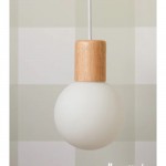 juno-1-light-pendant-in-teak-with-frost-glass-shade-木吊燈2