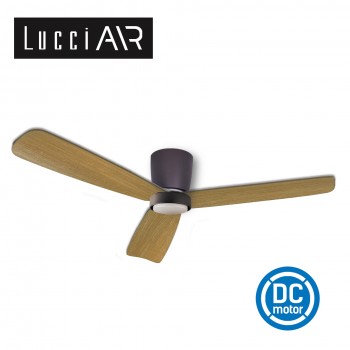 lucci air radar 52 dark brown teak ceiling fan light 風扇燈