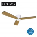 lucci air radar 52 white teak ceiling fan light 風扇燈