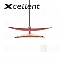 xcellent ballet metallic copper pendant lamp 栗紅吊燈