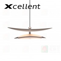 xcellent ballet metallic grey pendant lamp 藕灰吊燈