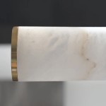 Made by Mayfair Luella LED 1500mm Pendant in Brass with Spanish Alabaster Shade11