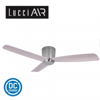 lucci air radar 52 brushed chrome motor washed oak blade 風扇燈