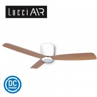 lucci air radar 52 white motor teak blade 風扇燈